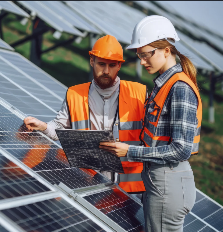Usina solar de minigeração em operação